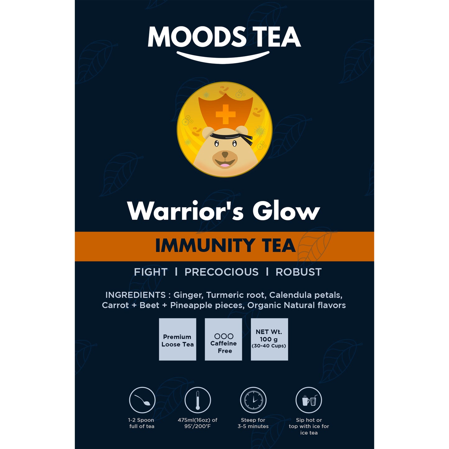 Warrior's Glow - Ginger Turmeric